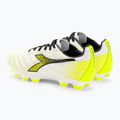 Scarpe da calcio per bambini Diadora Brasil Elite GR LT LPU Y bianco/nero/giallo fluo 3