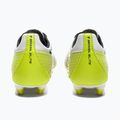 Scarpe da calcio per bambini Diadora Brasil Elite GR LT LPU Y bianco/nero/giallo fluo 12