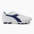 Scarpe da calcio per bambini Diadora Brasil 2 R LPU JR bianco/navy 2