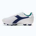 Scarpe da calcio per bambini Diadora Brasil 2 R LPU JR bianco/navy 10