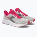 Scarpe da corsa donna Diadora Passo 3 silver dd/blk/rubine red c 4