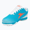 Scarpe da calcio per bambini Diadora Pichichi 6 TF JR blu fluo/bianco/arancio 7