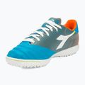 Scarpe da calcio Diadora Brasil Elite Veloce GR TFR uomo blu fluo/bianco/arancio 7