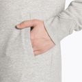 Felpa uomo Diadora Hoodie FZ Essential Sport grigio medio chiaro melange 4