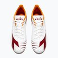 Scarpe da calcio Diadora Maximus Elite R LPU uomo bianco/peperoncino/arancio rosso 10