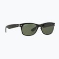Occhiali da sole Ray-Ban New Wayfarer Classic matte black transparent/green g-15