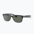 Occhiali da sole Ray-Ban New Wayfarer Classic matte black transparent/green g-15 4