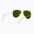 Occhiali da sole Ray-Ban Aviator Classic oro opaco/blu polarizzati 6