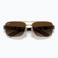 Occhiali da sole Ray-Ban RB3522 arista gold/brown 3