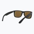 Occhiali da sole Ray-Ban Justin Classic matt black gum/blue mirror 6