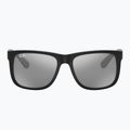 Occhiali da sole Ray-Ban Justin Classic matt black/silver grey mirror 2