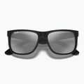 Occhiali da sole Ray-Ban Justin Classic matt black/silver grey mirror 3