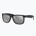 Occhiali da sole Ray-Ban Justin Classic matt black/silver grey mirror 4
