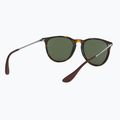 Occhiali da sole Ray-Ban Erika Classic light havana/green g-15 6