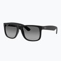 Occhiali da sole Ray-Ban Justin Classic matt black gum/dark grey 4