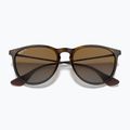 Occhiali da sole Ray-Ban Erika Classic light havana/brown polarized 3