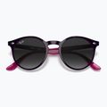 Occhiali da sole per bambini Ray-Ban RB9064S polished violet/grey gradient 3