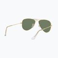 Occhiali da sole per bambini Ray-Ban Aviator arista gold/dark green 6