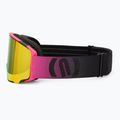Maschere da sci Neon Ice black/pink/mirror red/amber 5