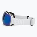 Maschera da sci Neon Beam white/white/mirror steel 4