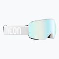 Maschera da sci Neon Beam white/white/mirror steel