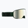 Maschera da sci Neon Beam army green/mirror bronze