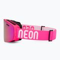 Maschera da sci Neon Light pink/mirror violet 4