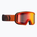 Maschera da sci Neon Eclipse orange/mirror red
