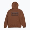Felpa con cappuccio Union Team marrone 2