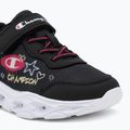 Scarpe per bambini Champion Funfair Print G PS Low Cut new black/fluorescent pink/imperial light blue 7