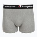 Boxer da uomo Champion Trunk Knit oxford grey melange/oxford grey melange/black 3