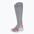 Calze da sci da donna UYN Ski Touring argento/fucsia 2