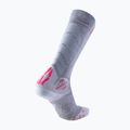 Calze da sci da donna UYN Ski Touring argento/fucsia 6
