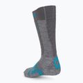 Calze UYN Ski Comfort Fit donna grigio/turchese 2