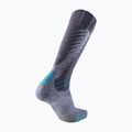 Calze UYN Ski Comfort Fit donna grigio/turchese 5
