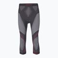 Pantaloni termici da uomo UYN Evolutyon UW Medium antracite/bianco/rosso