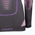Maglia termica donna a maniche lunghe UYN Evolutyon UW Shirt Turtle Neck antracite melange/raspberry/viola 5