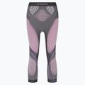 Pantaloni termici active da donna UYN Evolutyon UW Medium antracite melange/raspberry/viola