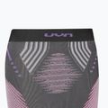 Pantaloni termici active da donna UYN Evolutyon UW Medium antracite melange/raspberry/viola 3