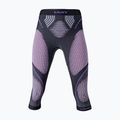 Pantaloni termici active da donna UYN Evolutyon UW Medium antracite melange/raspberry/viola 5