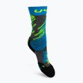 Calze UYN Ski Junior grigio medio melange/turchese