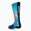 Calze da sci e snowboard UYN da donna turchese/nero 2