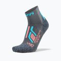 Calze da donna UYN Trekking Approach Low Cut grey/turquoise