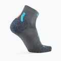 Calze da donna UYN Trekking Approach Low Cut grey/turquoise 2