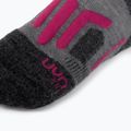 Calze UYN Ski Merino donna grigio chiaro/rosa 5