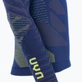 Camicia UYN Resilyon UW a manica lunga termica attiva da uomo con collo rotondo blu scuro/giallo. 4