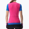 Maglia ciclismo donna UYN Garda magenta/ciano 2