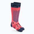 Calze da sci da donna UYN Ski One Merino rosa/nero