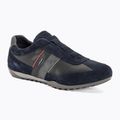 Geox Wells - scarpe da uomo, navy e bordeaux