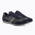 Geox Wells - scarpe da uomo, navy e bordeaux 4